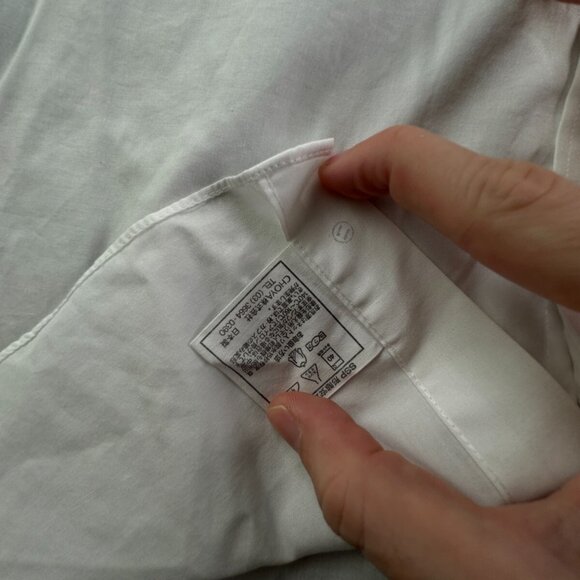 Balmain Paris SSP Button Up Long Sleeve White Shirt Cotton Blend Size 40-78 - Picture 16 of 16